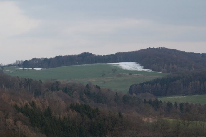Schnee im Odenwald
